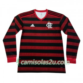 Camisolas de Futebol CR Flamengo Equipamento Principal 2019/20 Manga Comprida